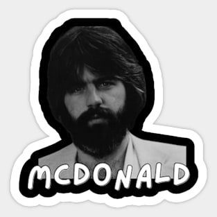 Michael McDonald portrait quotes art 90s style retro vintage 80s Sticker